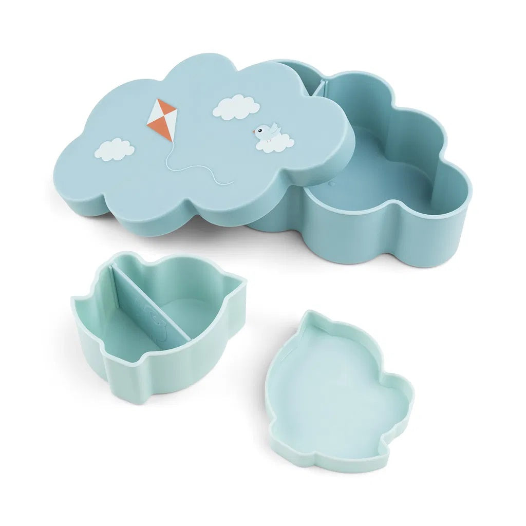 Set de Caja almuerzo con botella Birdee Blue