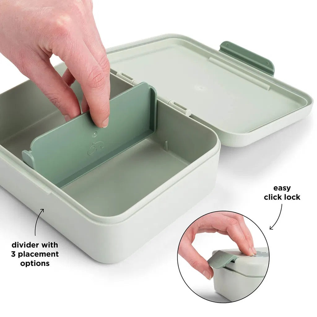 Caja de almuerzo con separador Green Playground