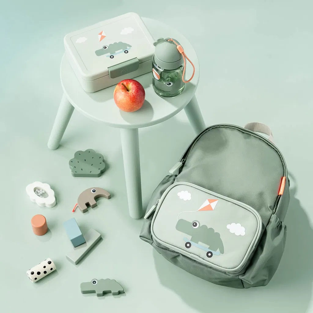 Caja de almuerzo con separador Green Playground