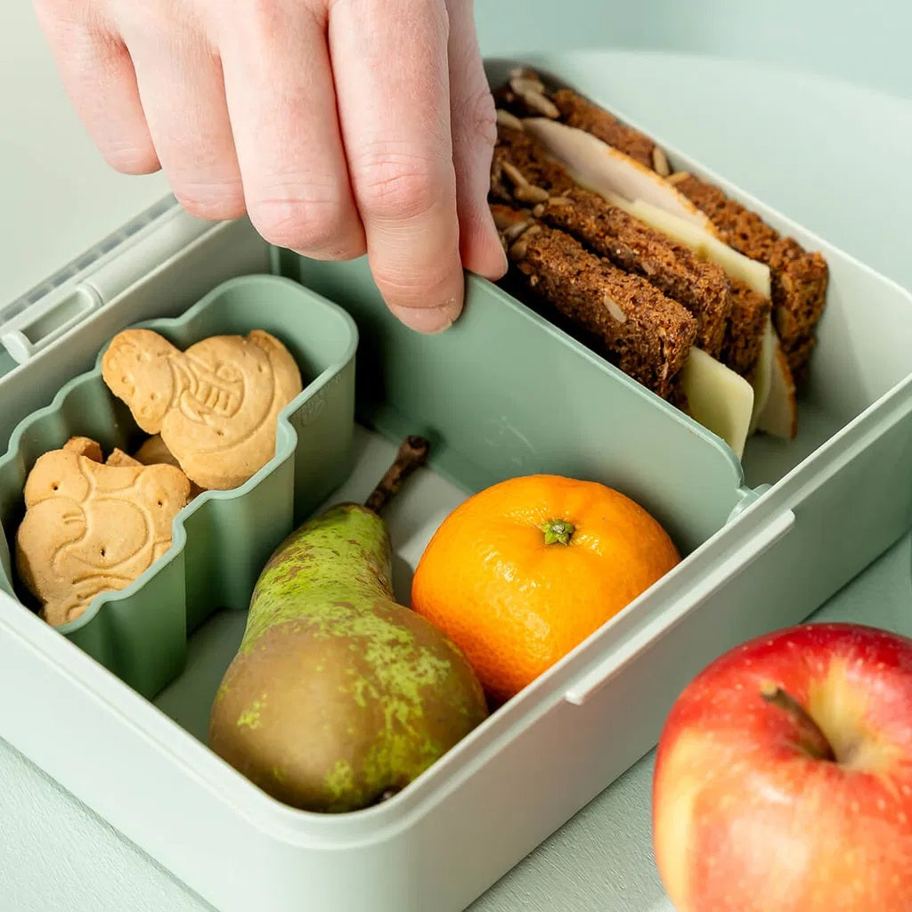 Caja de almuerzo con separador Green Playground