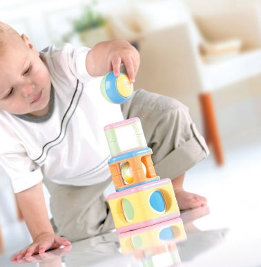 Set de regalo torre apilable con actividades