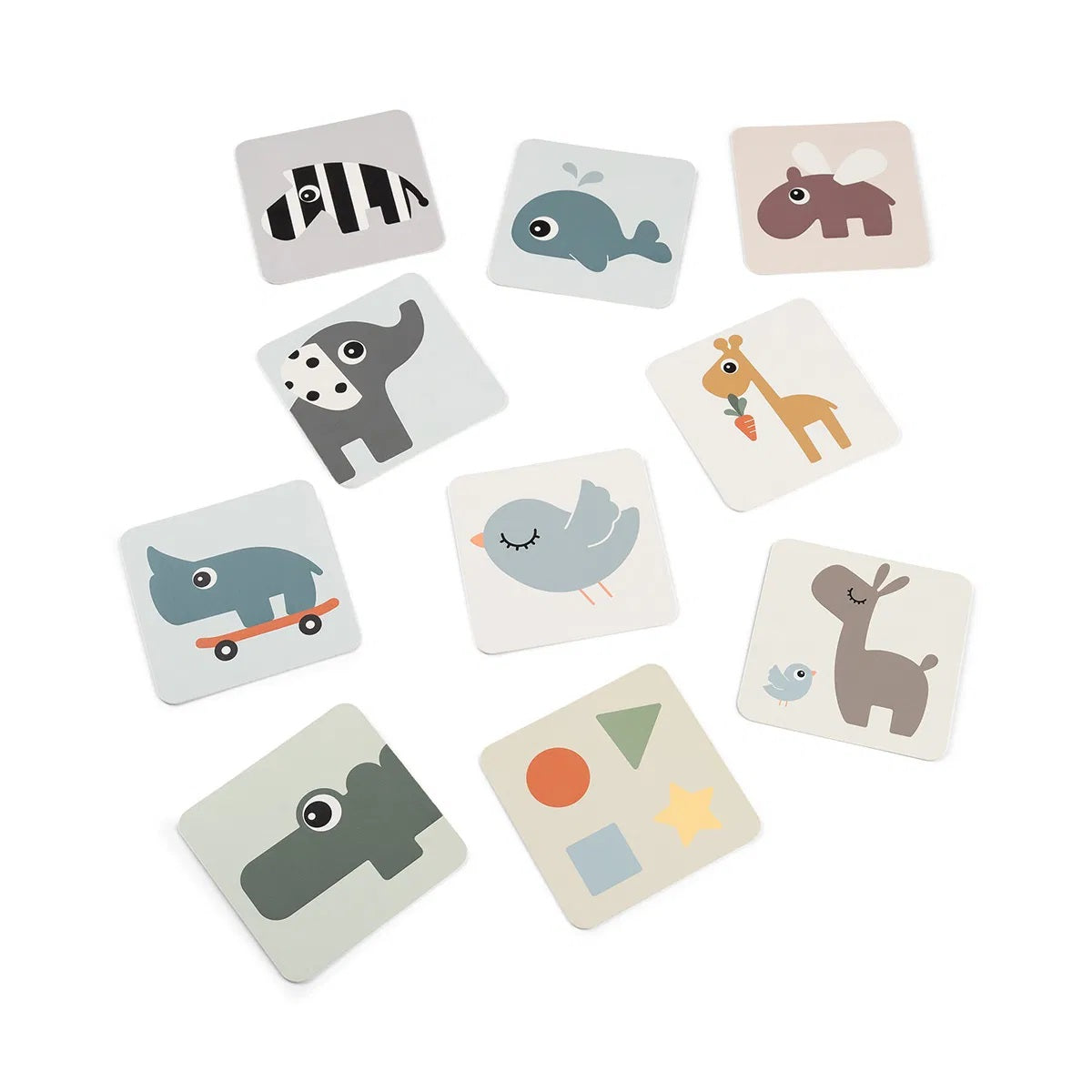 Cartas contraste bebes - 10 unidades