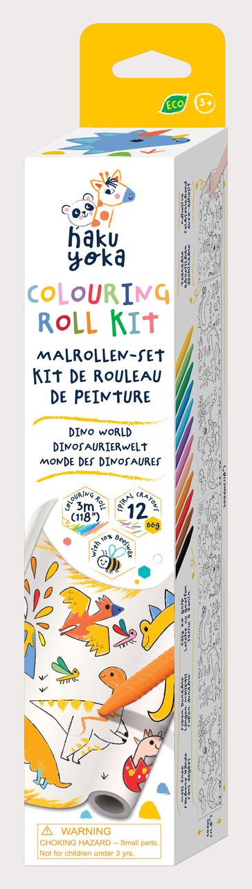 Kit de Rollos para Colorear- Dino Mundo