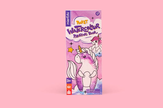Libro de acuarelas de bolsillo-Unicornios