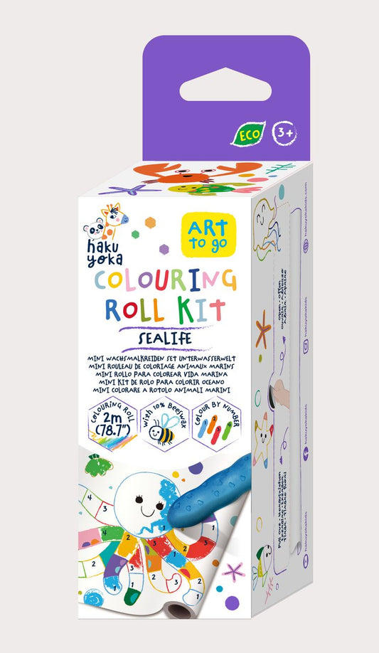 Mini Rollo para Colorear- Vida Marina