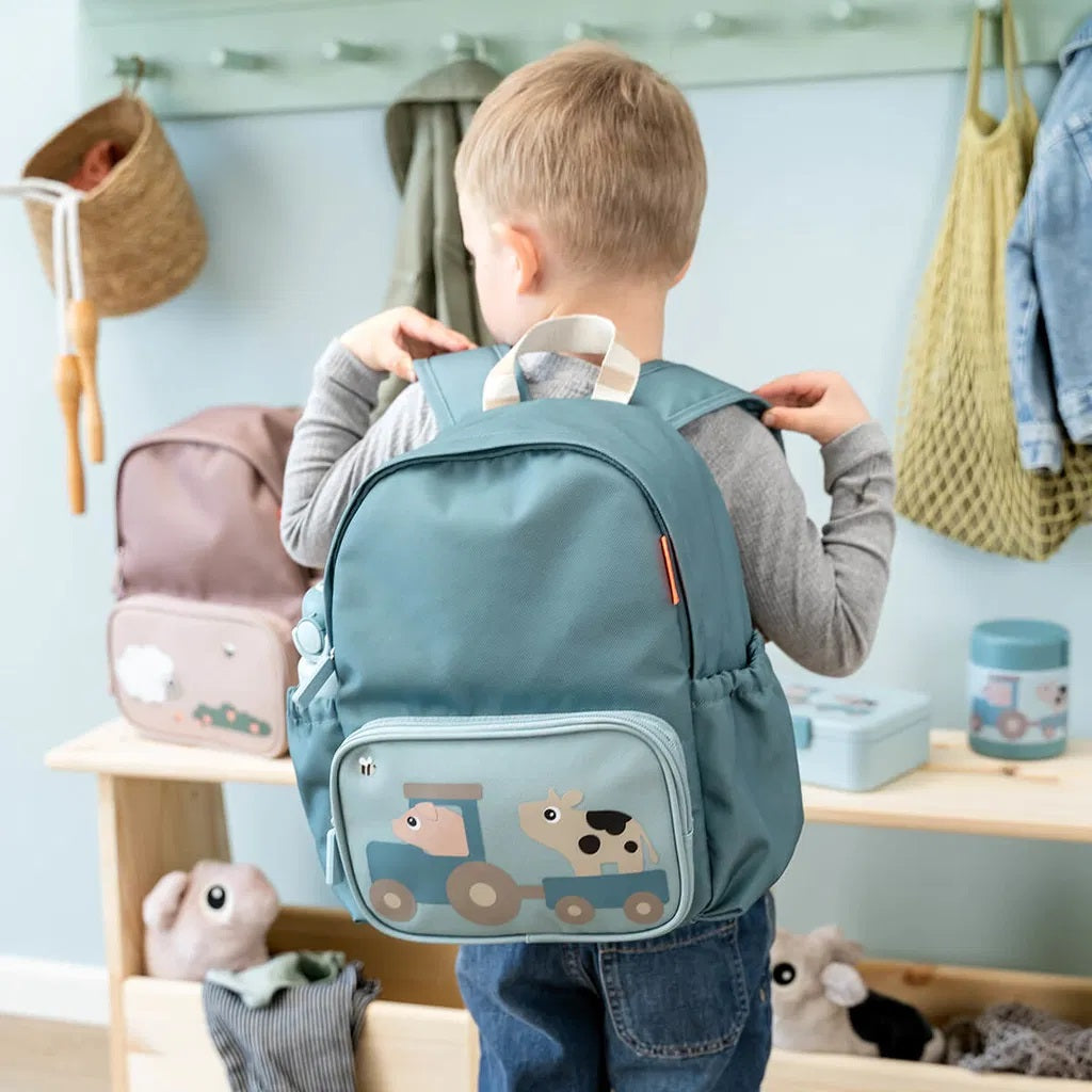Mochila infantil Blue Farm