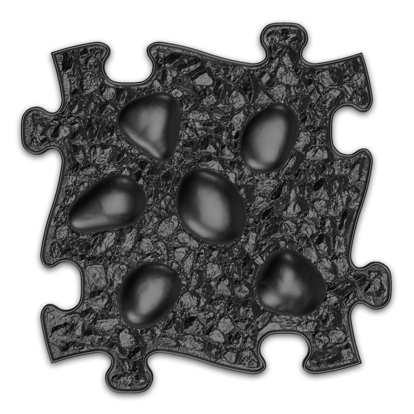 Juego de colchonetas ortopédicas - Bebé Blanco y Negro