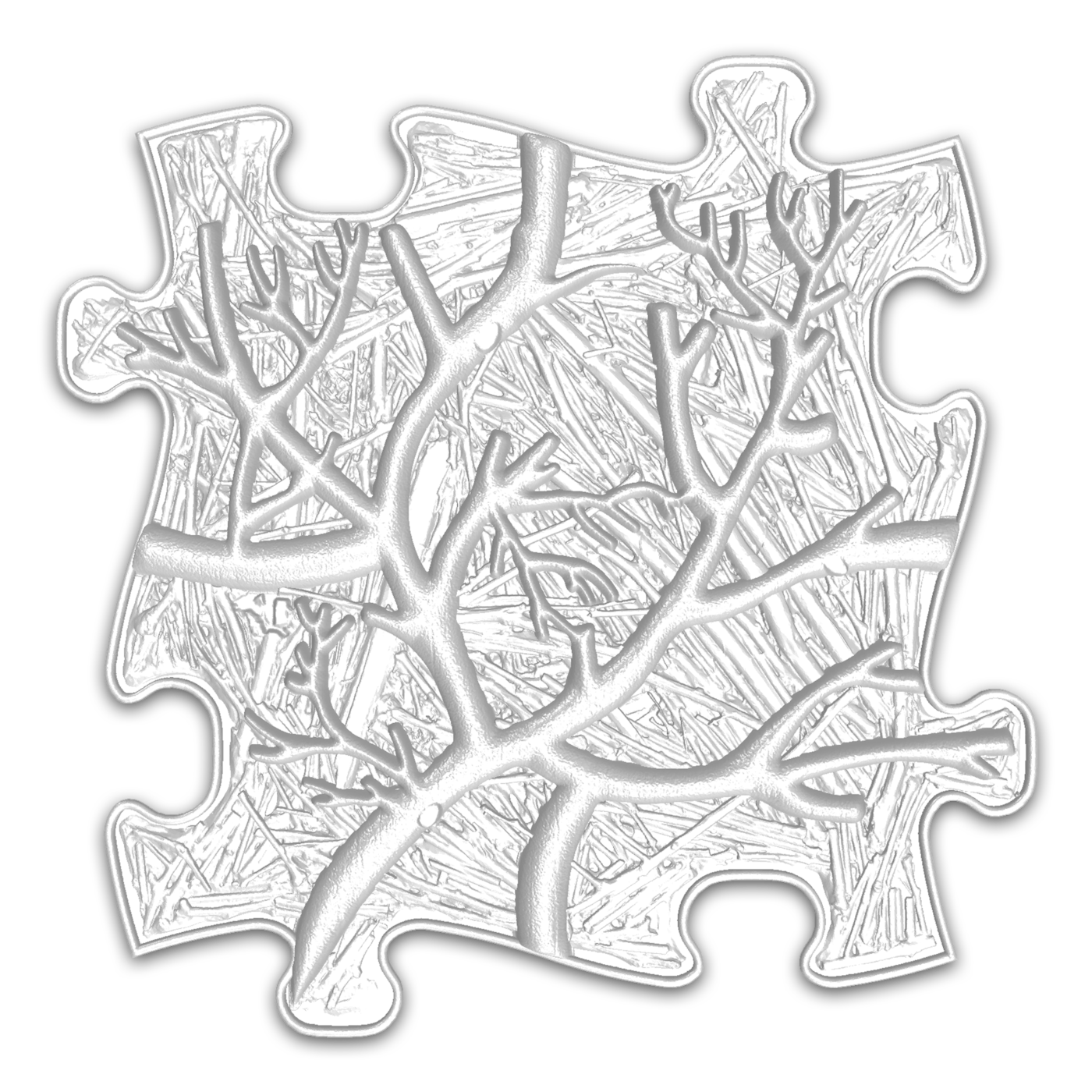 Juego de colchonetas ortopédicas - Bebé Blanco y Negro