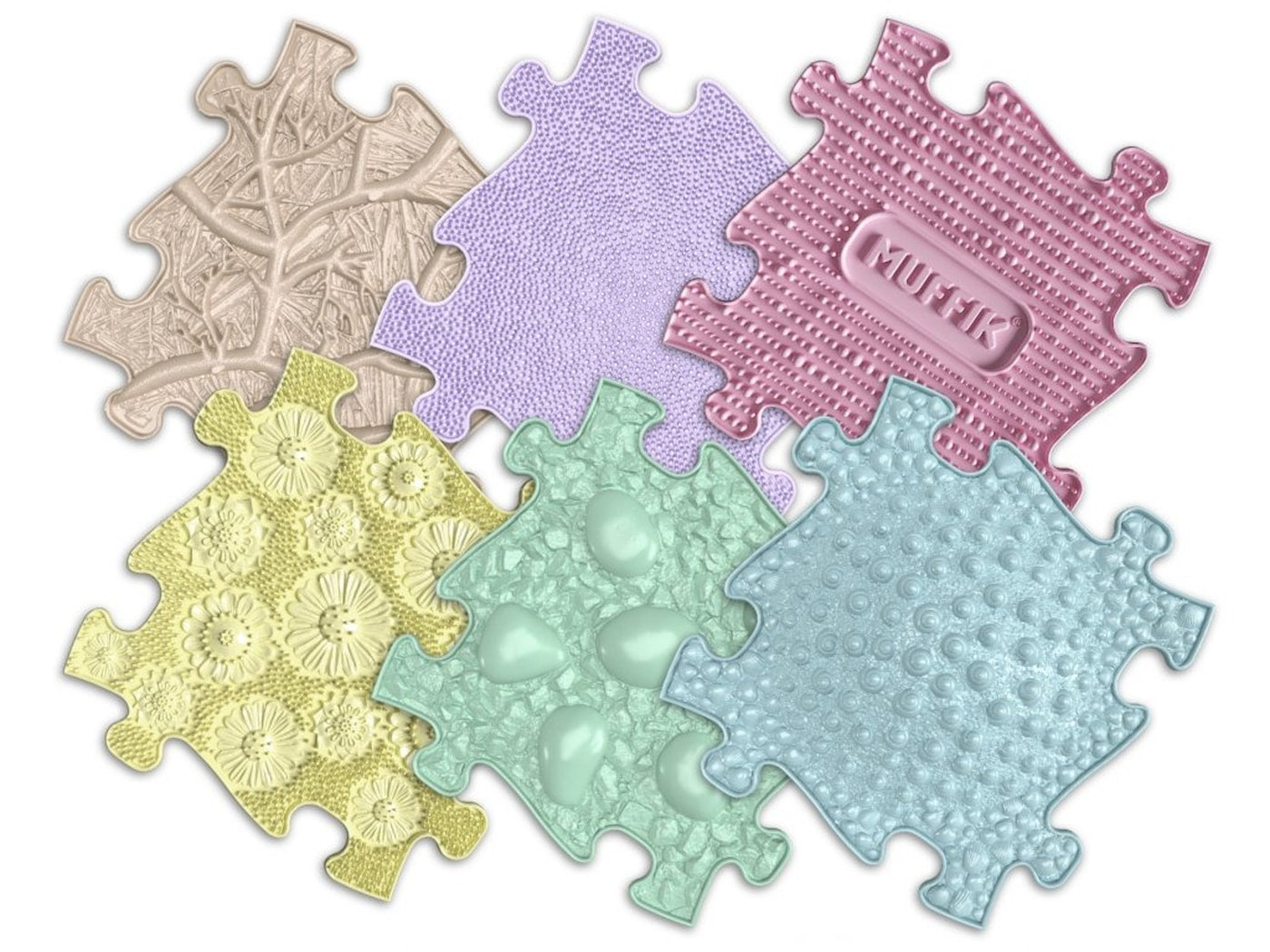 Juego de colchonetas ortopédicas - Baby Pastel