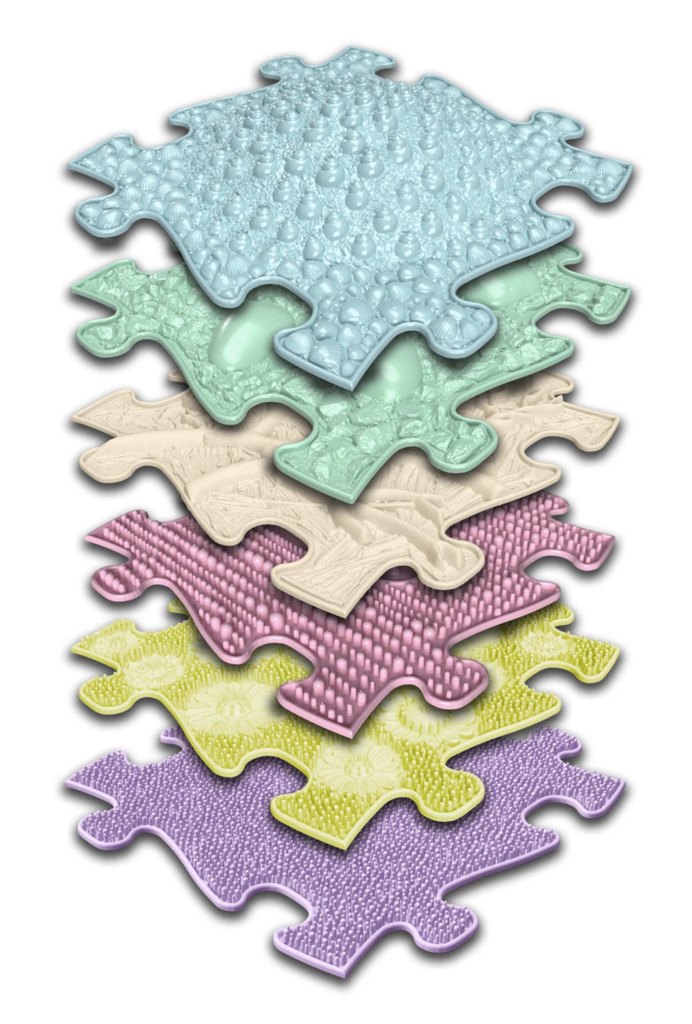 Juego de colchonetas ortopédicas - Baby Pastel