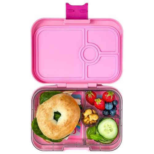 YUMBOX SNACK 4C ROJO DINO TRAY