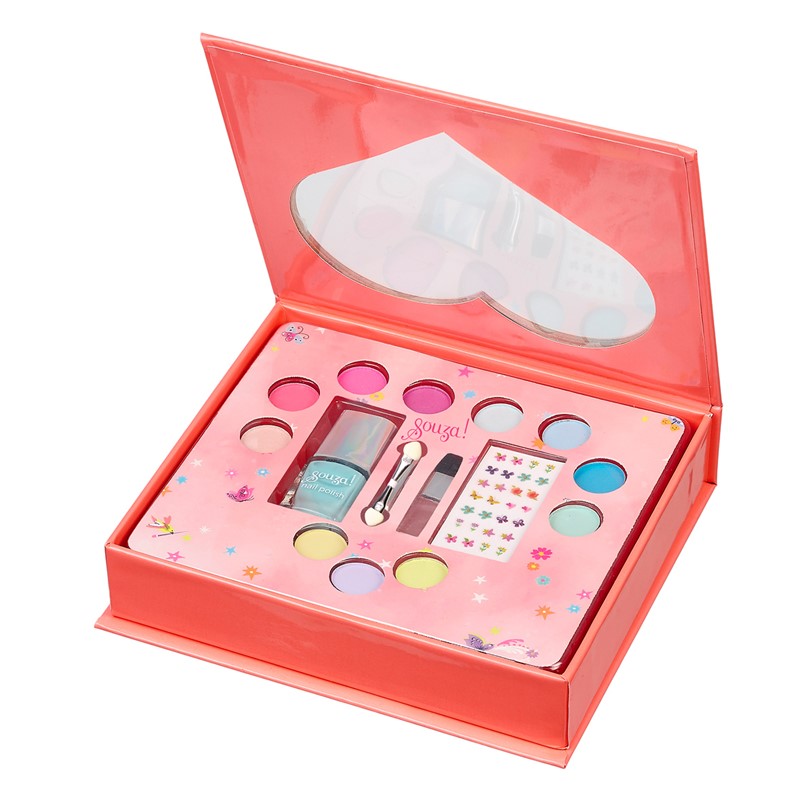 Caja maquillaje corazón