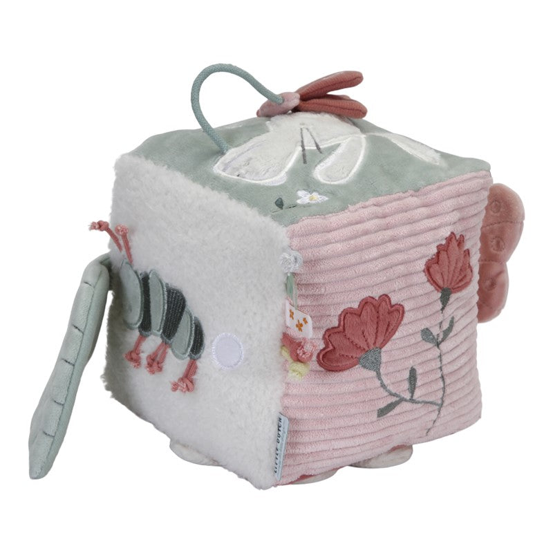 CUBO BLANDITO DE ACTIVIDADES FLORES & MARIPOSAS