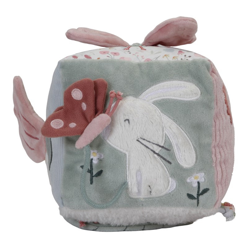 CUBO BLANDITO DE ACTIVIDADES FLORES & MARIPOSAS