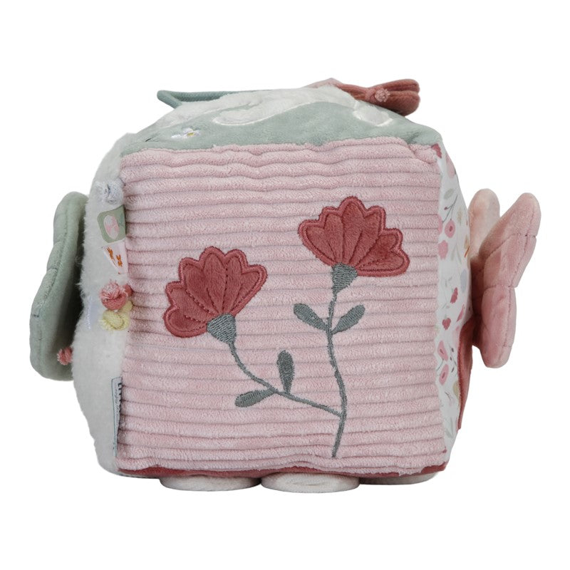CUBO BLANDITO DE ACTIVIDADES FLORES & MARIPOSAS