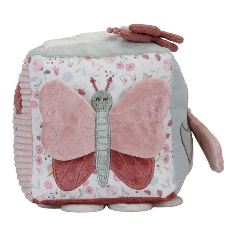 CUBO BLANDITO DE ACTIVIDADES FLORES & MARIPOSAS