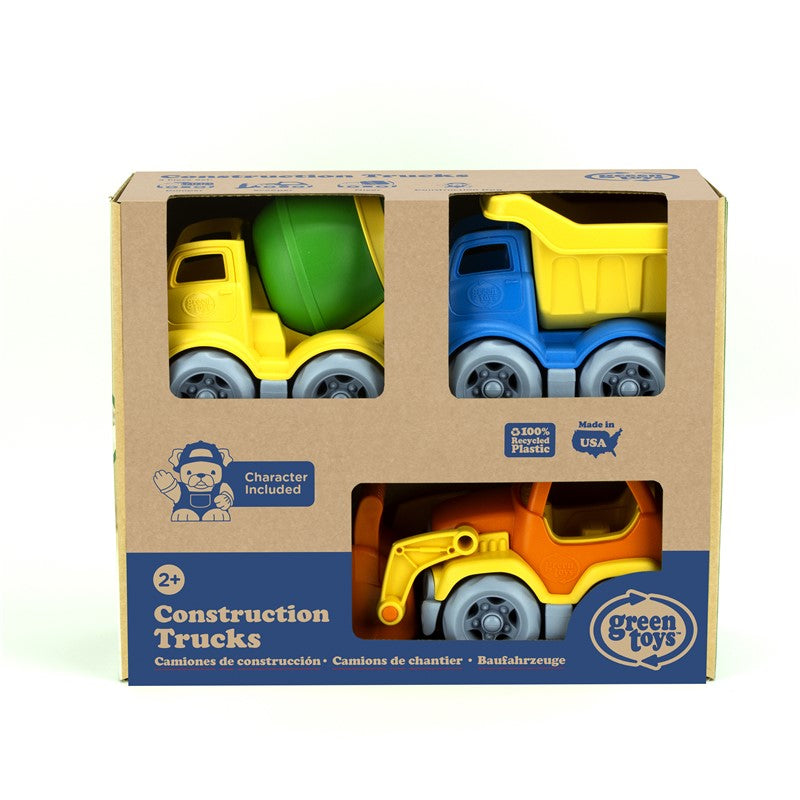 PACK 3 VEHÍCULOS CONSTRUCCIÓN GREENTOYS