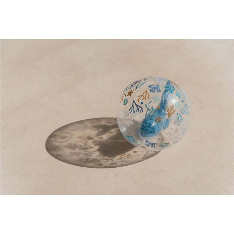 PELOTA DE PLAYA 3D OCEAN DREAMS AZUL LITTLE DUTCH