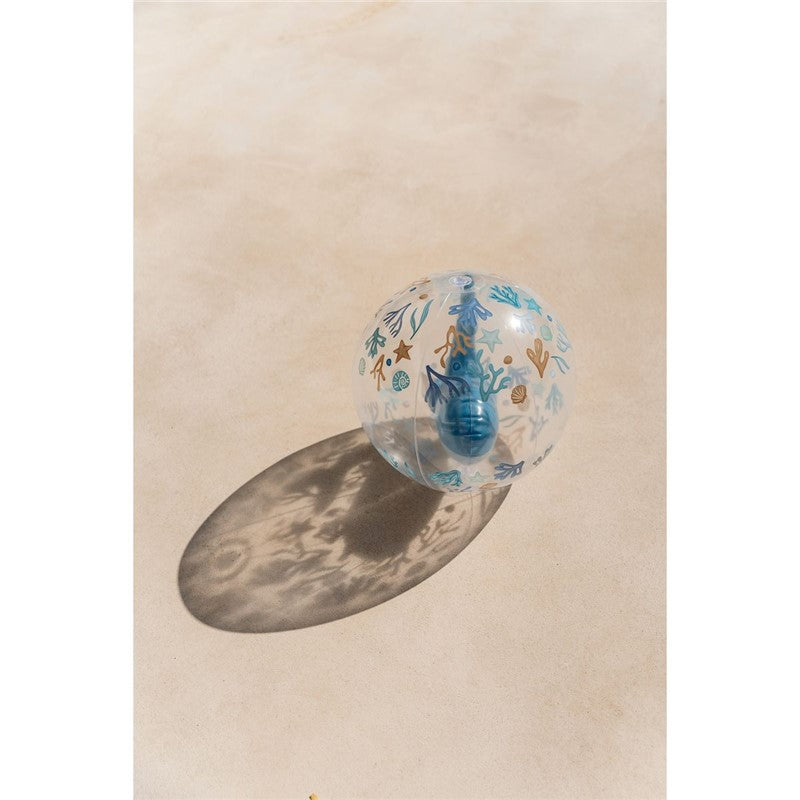 PELOTA DE PLAYA 3D OCEAN DREAMS AZUL LITTLE DUTCH