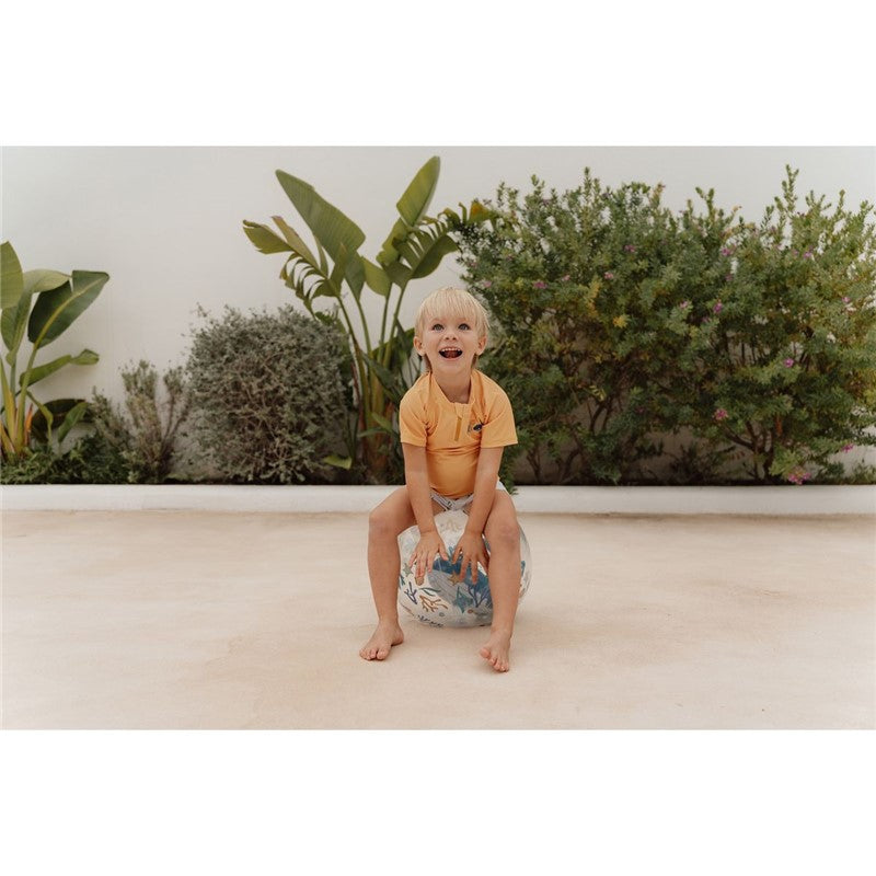 PELOTA DE PLAYA 3D OCEAN DREAMS AZUL LITTLE DUTCH