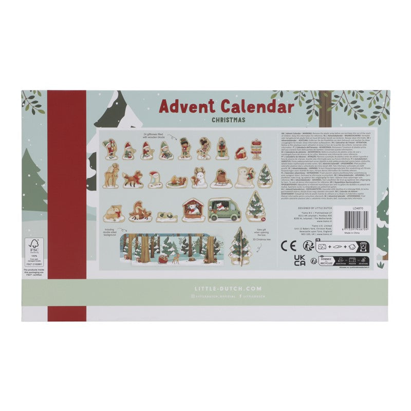 CALENDARIO DE ADVIENTO NUEVO FSC LITTLE DUTCH
