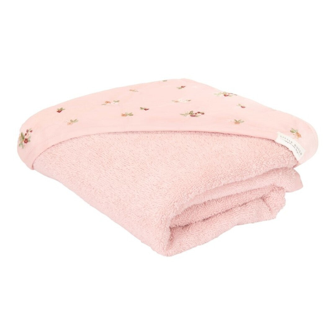 Capa de baño bordada Blossom - 75x75 cm