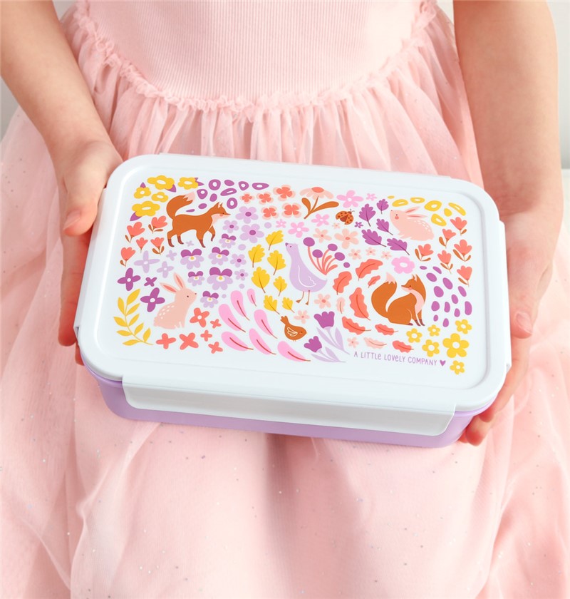 CAJA ALMUERZO BENTO FLORES