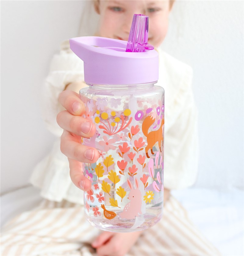 BOTELLA TRITAN 450 ML FLORES
