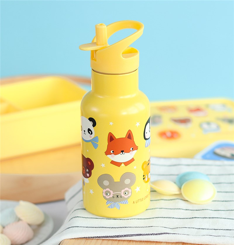 BOTELLA ACERO 350 ML ANIMALES