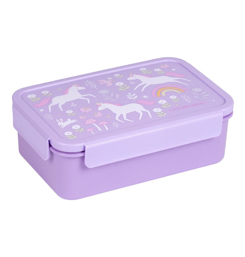 CAJA ALMUERZO BENTO UNICORNIOS