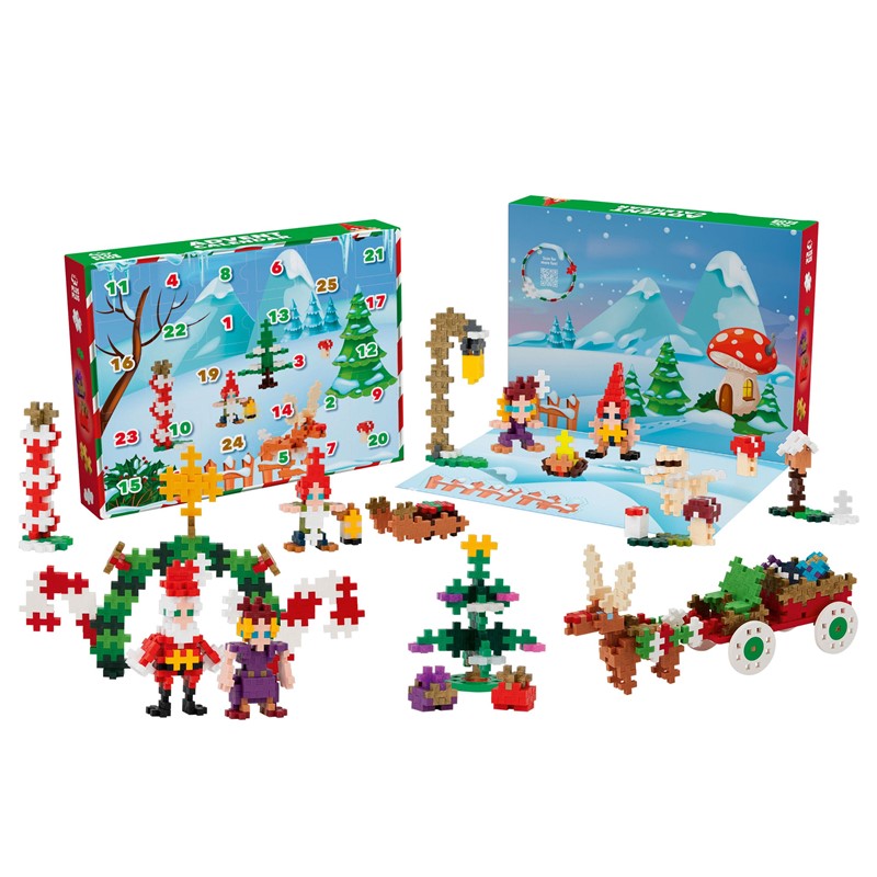 Calendario de Adviento Rojo 600 pcs