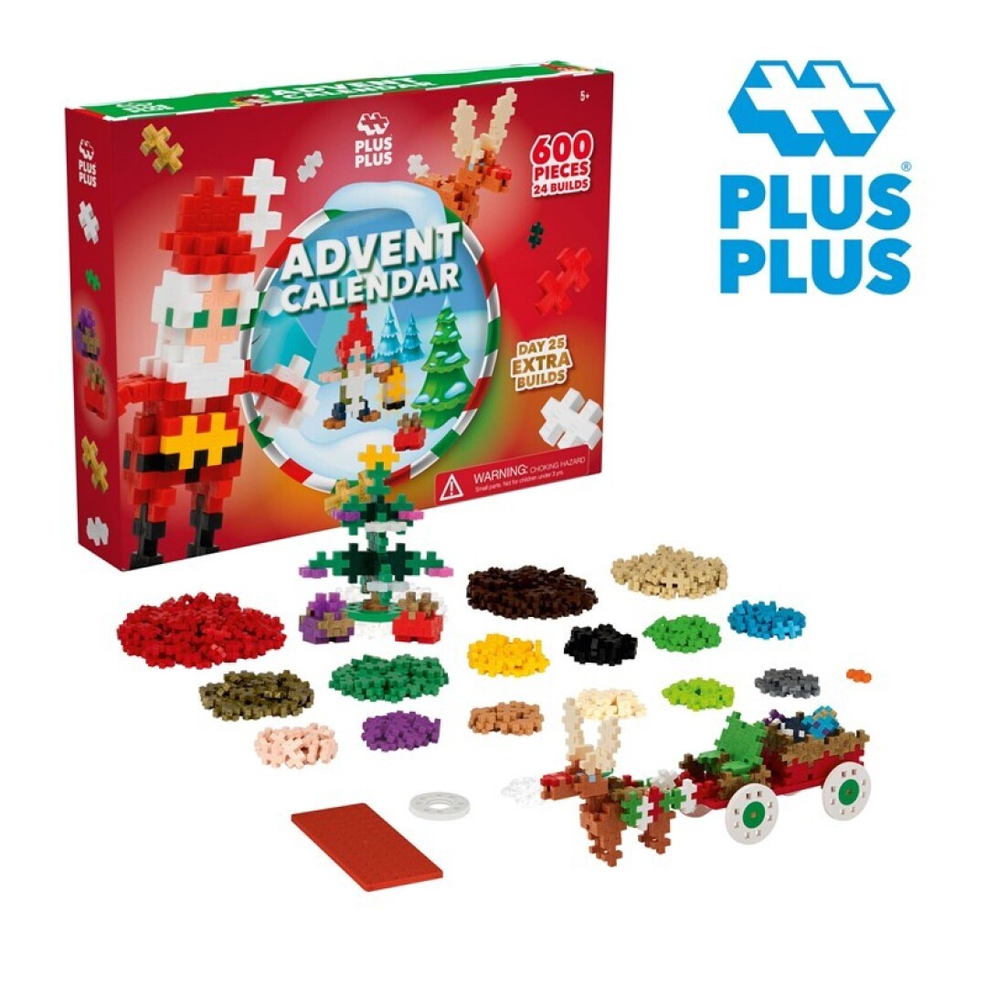 Calendario de Adviento Rojo 600 pcs