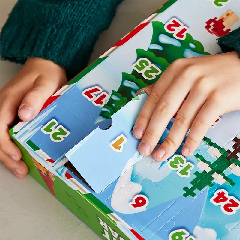 Calendario de Adviento Rojo 600 pcs