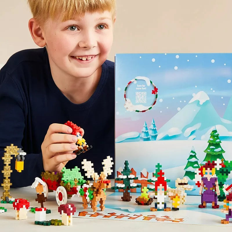 Calendario de Adviento Rojo 600 pcs