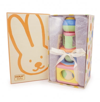 Set de regalo torre apilable con actividades