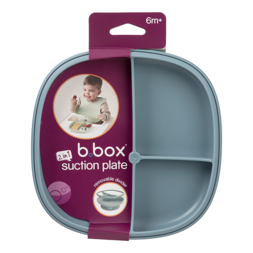 Plato 2 en 1 con ventosa y compatimentos extraíbles B.Box