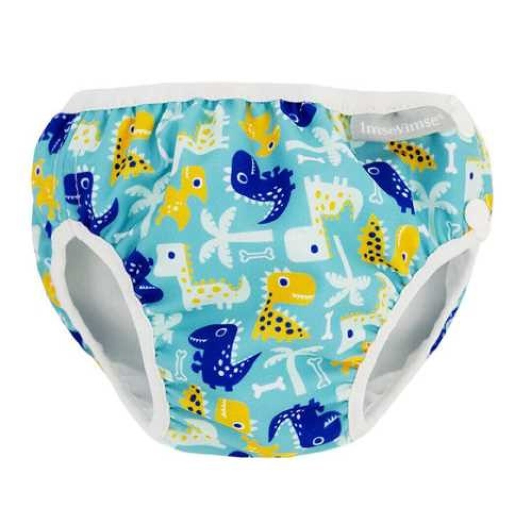 Bañador pañal DINO TURQUESA de IMSEVIMSE