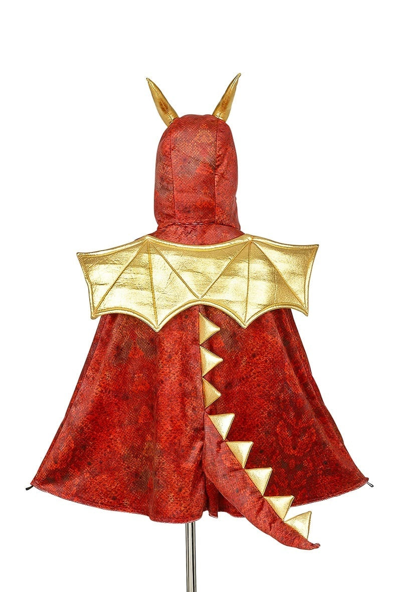 Red dragon cape, 4-7 yrs, 104-122 cm