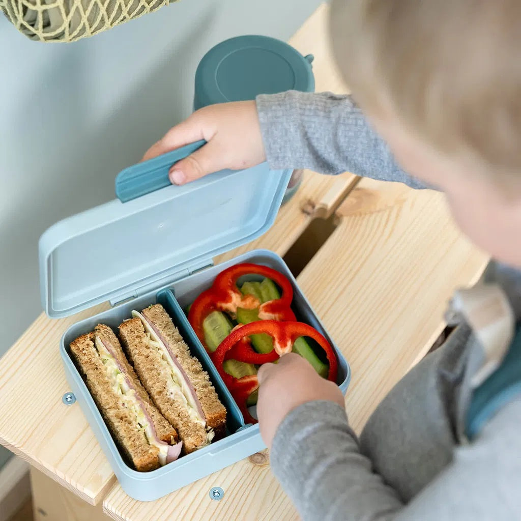 Caja de almuerzo con separador Blue Farm
