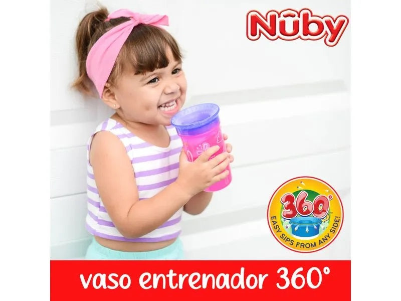 VASO MÁGICO 360 NUBY (Varios colores)