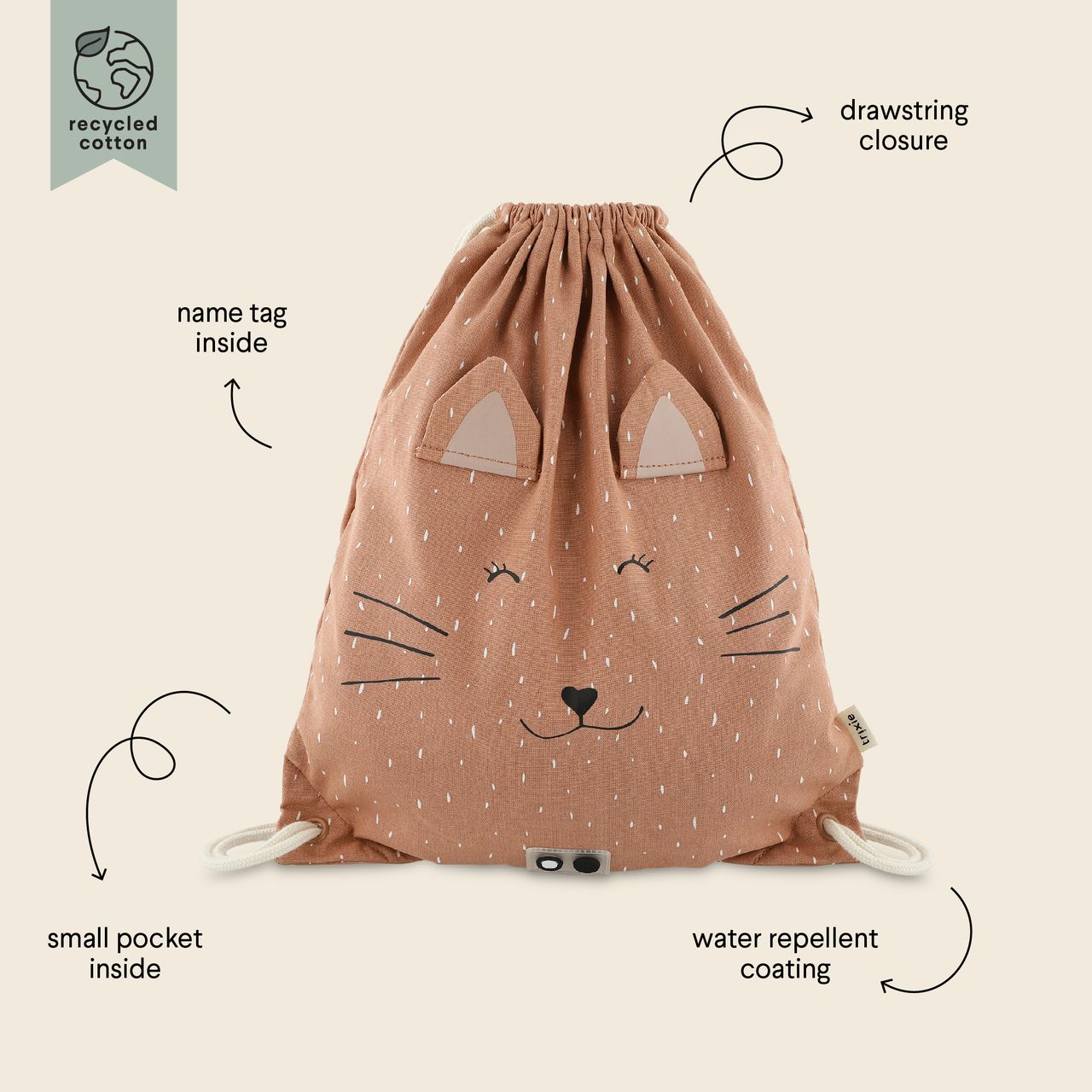 Bolsa con cordón - Mrs. Cat