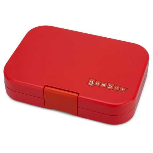 YUMBOX SNACK 4C ROJO DINO TRAY