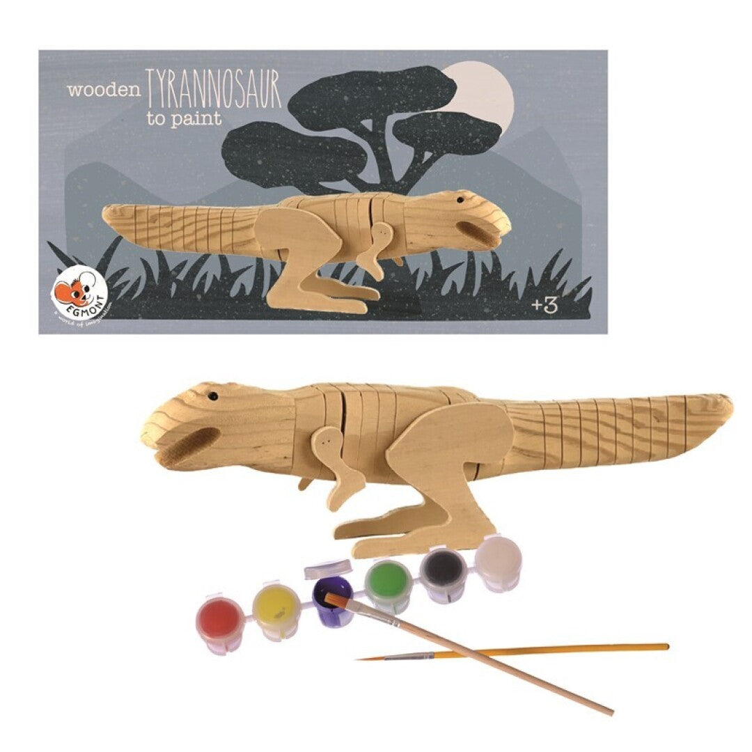Tiranosaurio de Madera para Pintar