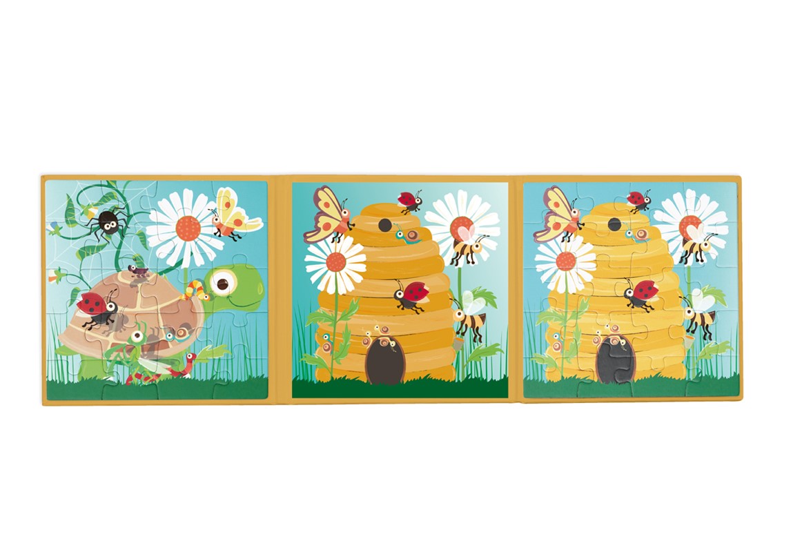 MAGNETIC PUZZLE BOOK TO GO GARDEN PARTY- SCRATCH