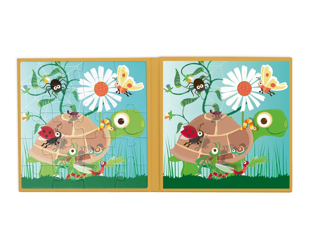 MAGNETIC PUZZLE BOOK TO GO GARDEN PARTY- SCRATCH