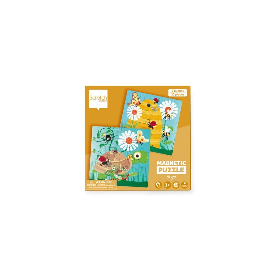 MAGNETIC PUZZLE BOOK TO GO GARDEN PARTY- SCRATCH