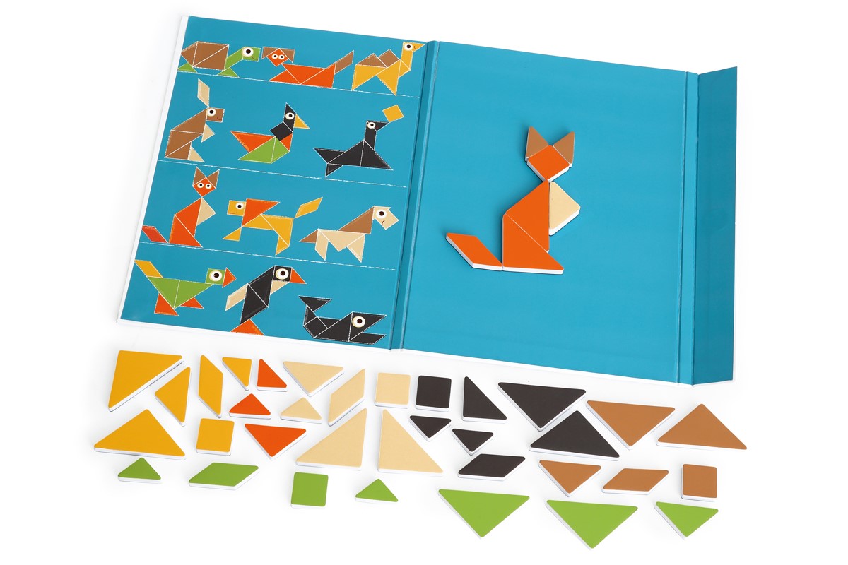 MAGNETIC TANGRAM ANIMALS SCRATCH