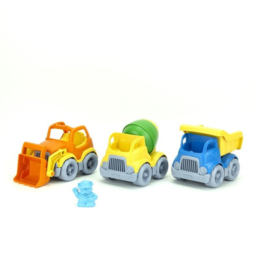 PACK 3 VEHÍCULOS CONSTRUCCIÓN GREENTOYS