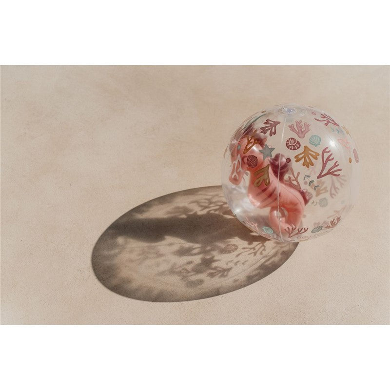 PELOTA DE PLAYA 3D OCEAN DREAMS ROSA LITTLE DUTCH