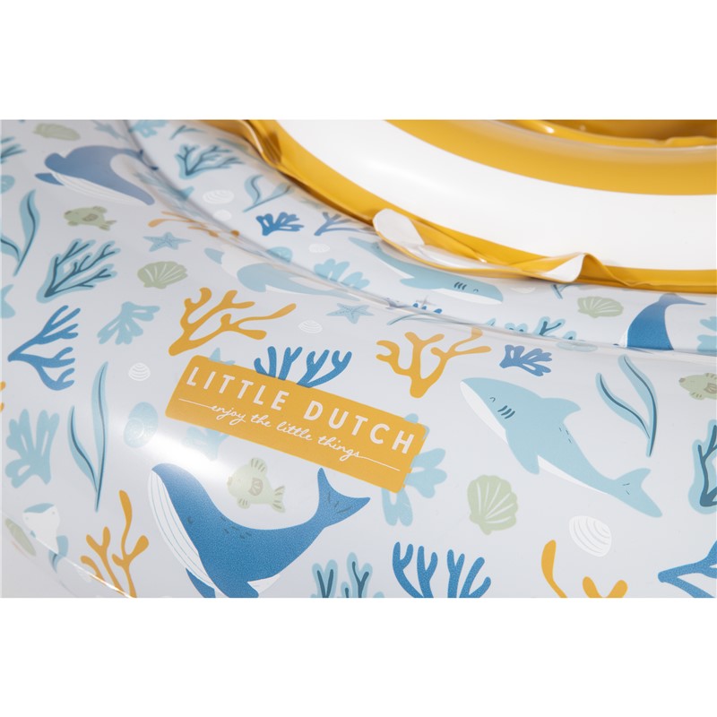 FLOTADOR BEBÉ OCEAN DREAMS AZUL LITTLE DUTCH